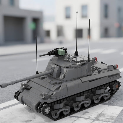 Sherman Ic WWII Medium Tank MOC Building Kit - 5