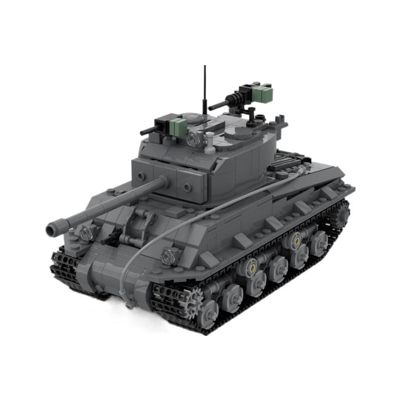 Sherman M4A3E8 Easy Eight MOC Tank Building Kit - 1