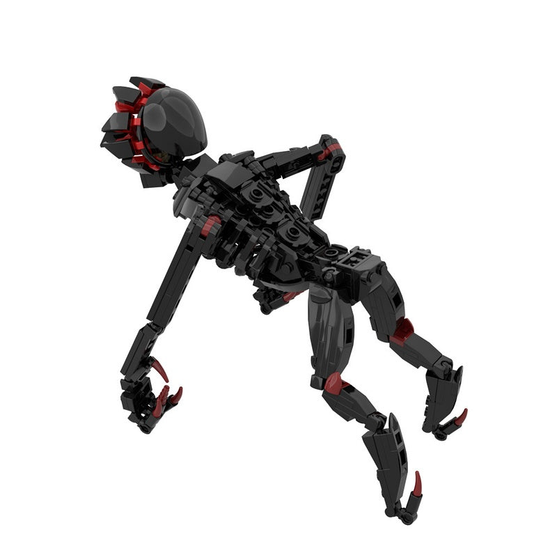 Silent Apocalypse Blind Alien Monster Building Kit | LEGO-Compatible MOC - 5
