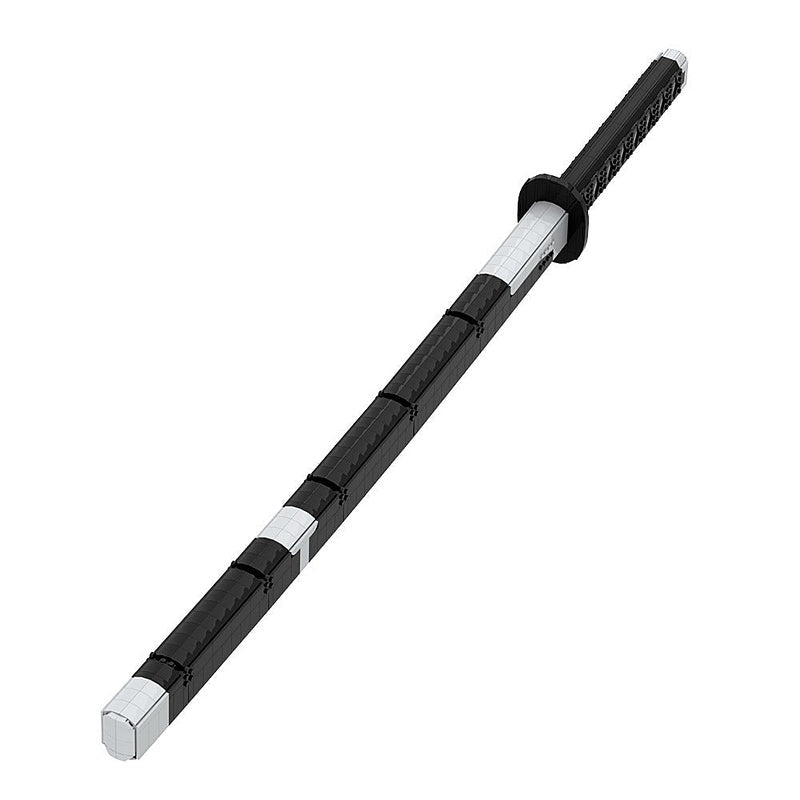 Simple Samurai Katana MOC Building Kit | Display Sword Model - 2