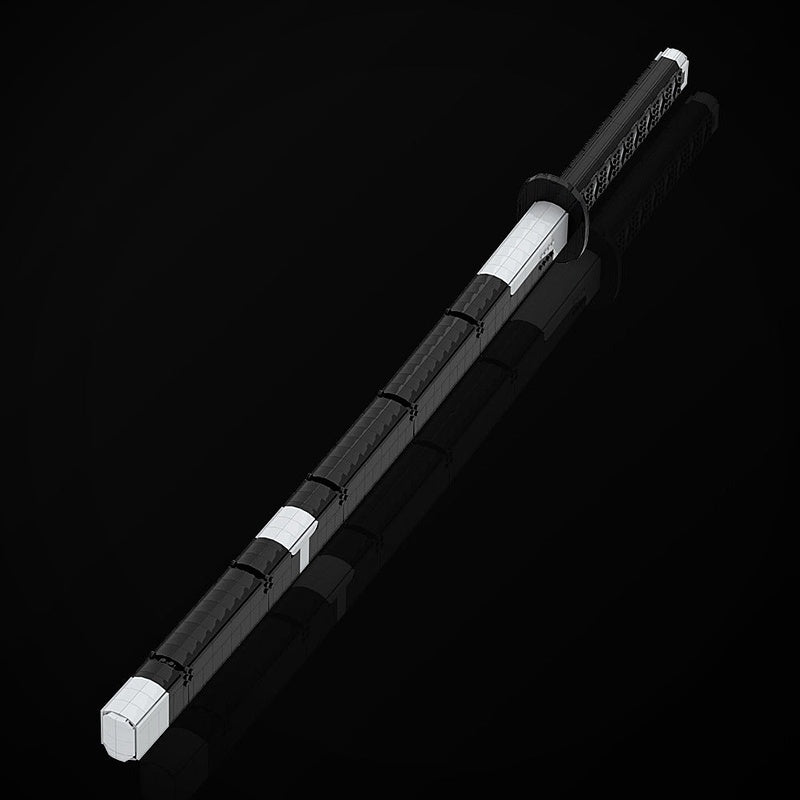 Simple Samurai Katana MOC Building Kit | Display Sword Model - 3