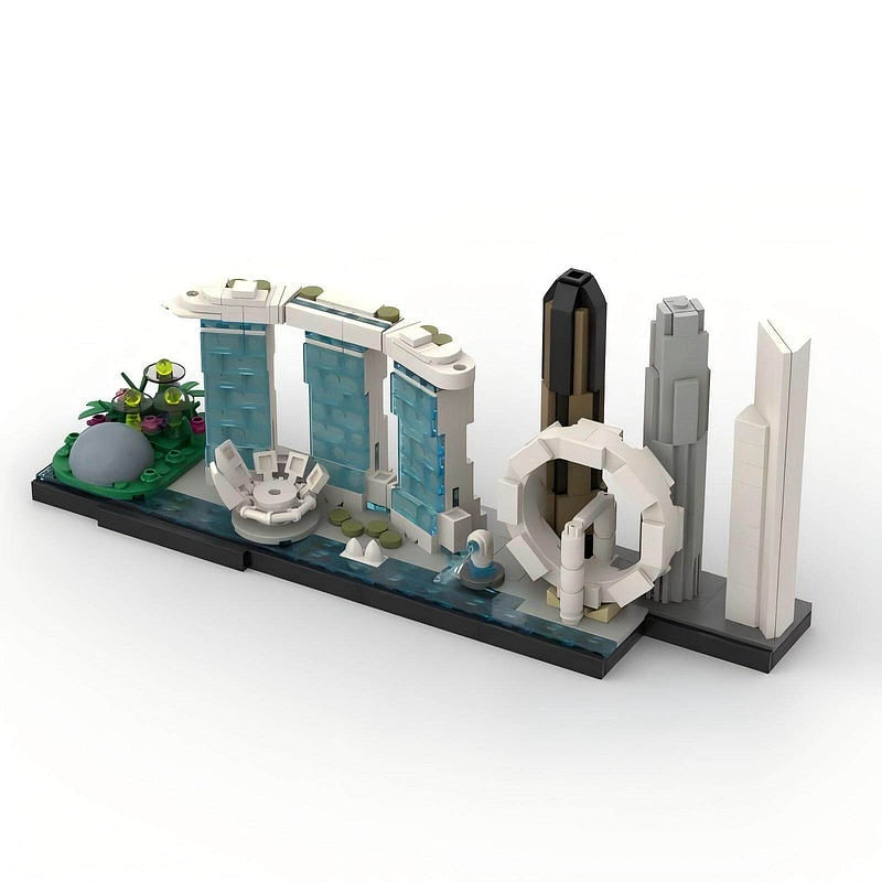 Singapore Skyline MOC Building Kit - 1