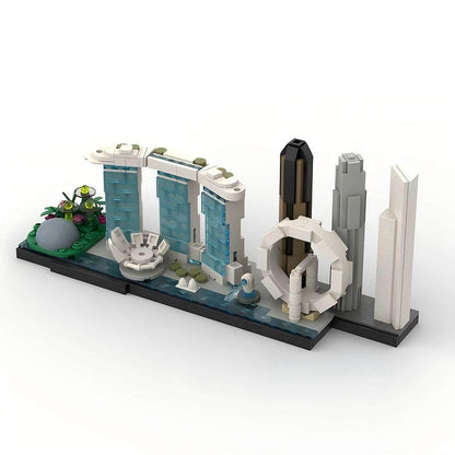 Singapore Skyline MOC Building Kit - 1