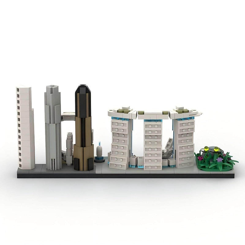 Singapore Skyline MOC Building Kit - 3