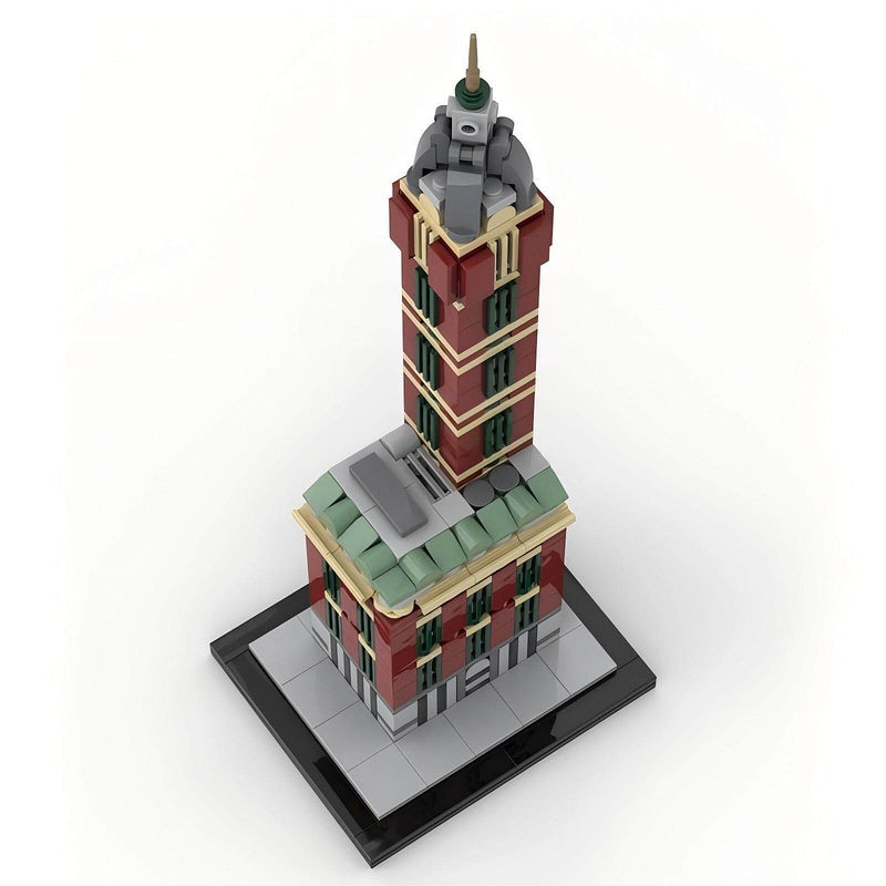 Singer Building 1:800 Scale Micro Skyscraper Building Kit | LEGO-Compatible MOC - 3