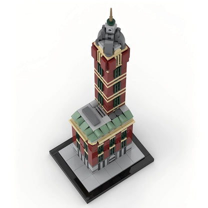 Singer Building 1:800 Scale Micro Skyscraper Building Kit | LEGO-Compatible MOC - 4