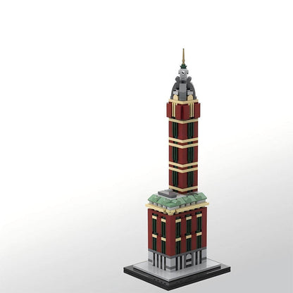 Singer Building NYC Skyscraper MOC Architecture Model Building Kit - 1