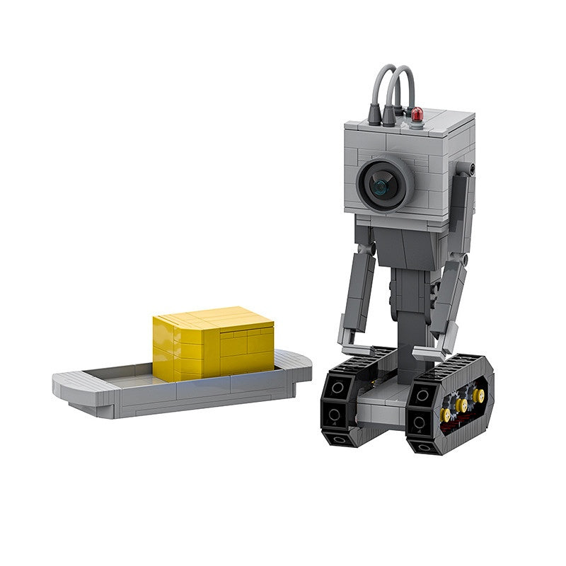 Single-Eye Tracked Butter Service Robot MOC Building Kit - 1