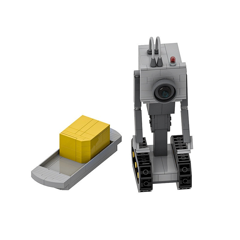 Single-Eye Tracked Butter Service Robot MOC Building Kit - 3