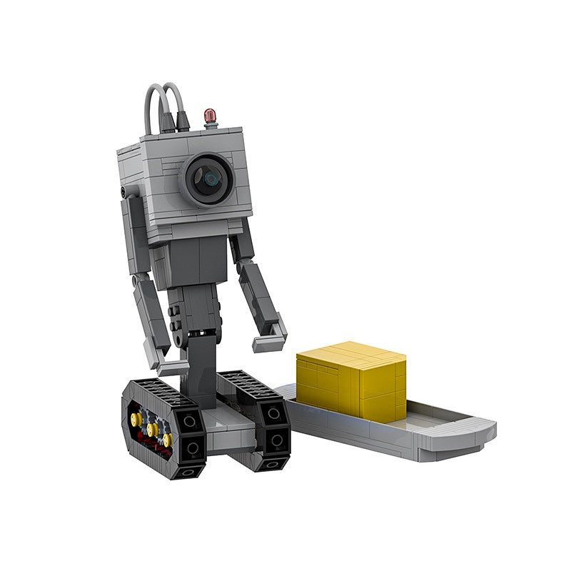 Single-Eye Tracked Butter Service Robot MOC Building Kit - 5