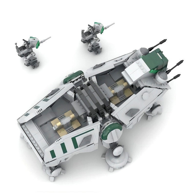 Six-Leg Tactical Combat Walker Military Building Kit | LEGO-Compatible MOC - 3