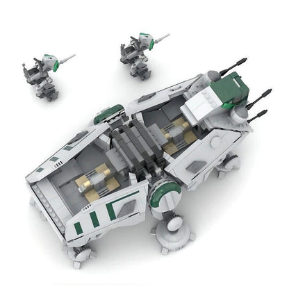 Six-Leg Tactical Combat Walker MOC Building Kit | Futuristic Mecha Vehicle - 4