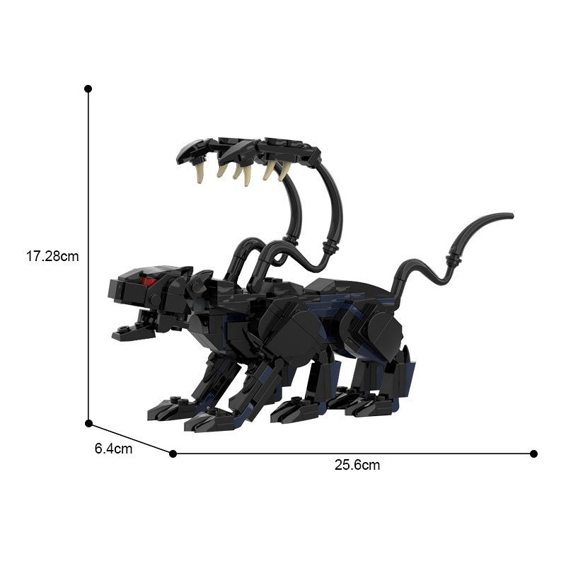 Six-Legged Panther Monster Building Kit | LEGO-Compatible MOC - 3