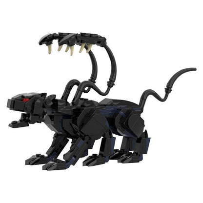 Six-Legged Panther Monster MOC Building Kit | Fantasy Creature Model - 2