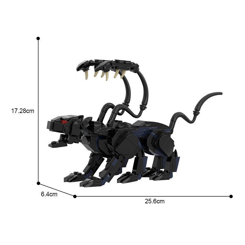 Six-Legged Panther Monster MOC Building Kit | Fantasy Creature Model - 3