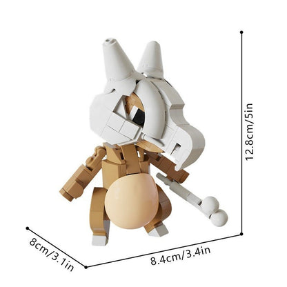 Skull Helmet Bone Creature MOC Monster Figure Building Kit - 3