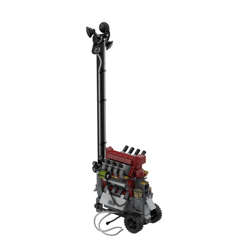 Slasher Game Repair Station MOC Diorama Building Kit | Horror Scene Model - 3