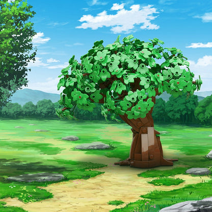 Small Leafy Tree MOC Building Kit | Nature Display Model - 3
