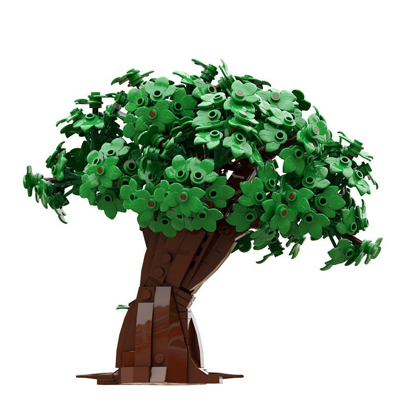 Small Leafy Tree MOC Building Kit | Nature Display Model - 4