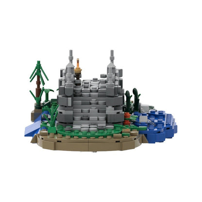 Small Medieval Bridge MOC Building Kit | Historic Architecture Model - 6