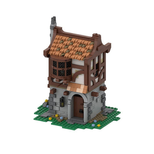 Small Medieval Home MOC Building Kit | Historic Village Architecture - 1