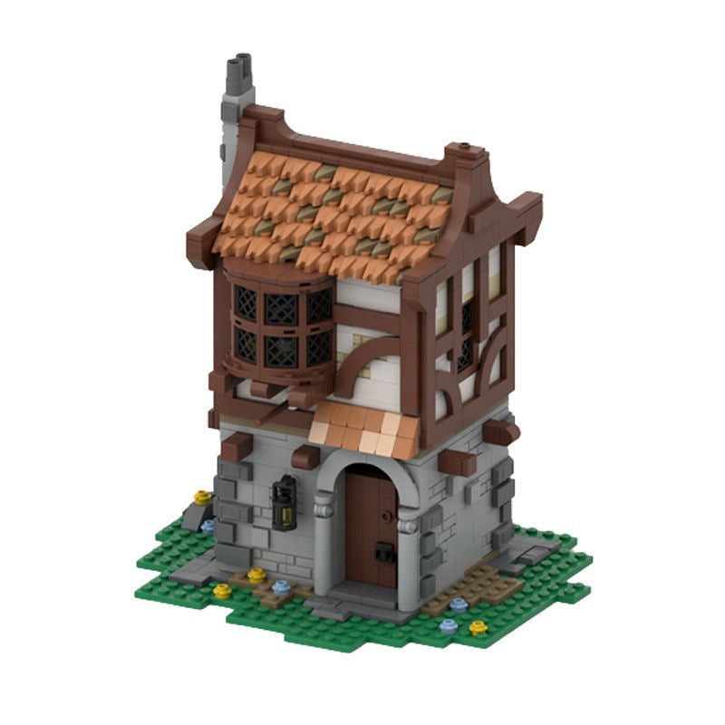Small Medieval Home MOC Building Kit | Historic Village Architecture - 3
