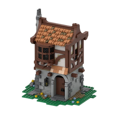 Small Medieval Home MOC Building Kit | Historic Village Architecture - 5