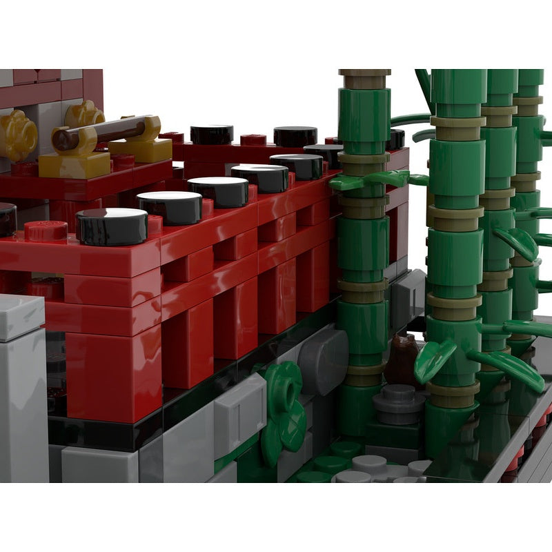 Small Shinto Shrine MOC Building Kit | Japanese Architecture Display Model - 2