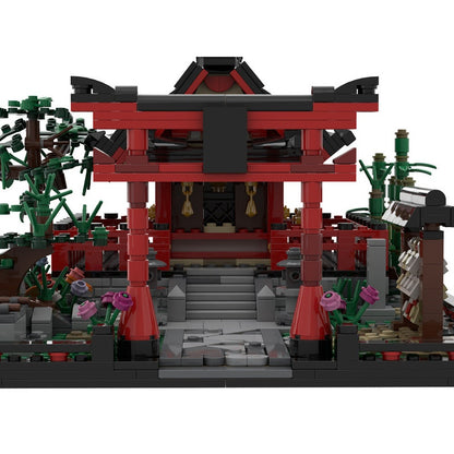 Small Shinto Shrine MOC Building Kit | Japanese Architecture Display Model - 5