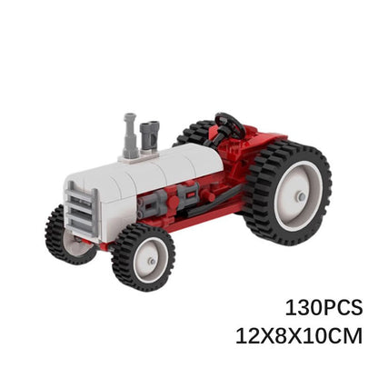 Small Vintage Tractor Building Kit | LEGO-Compatible MOC - 3