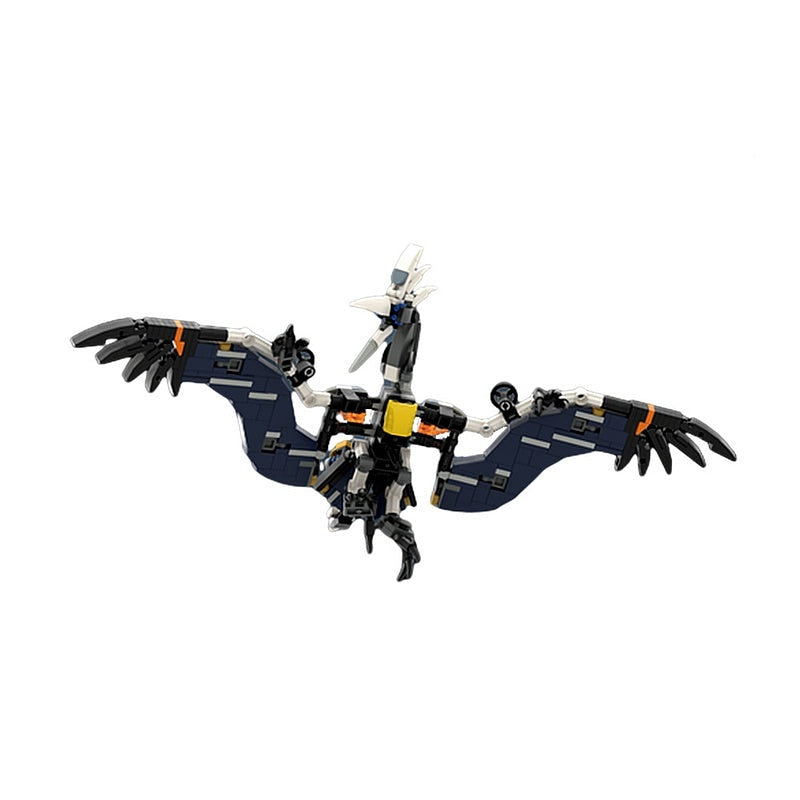 Solar Wing Flying Mecha Bird MOC Robotic Animal Building Kit - 2