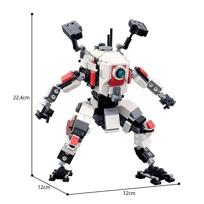 Sonar Target-Lock Titan Mech MOC Building Kit - 2