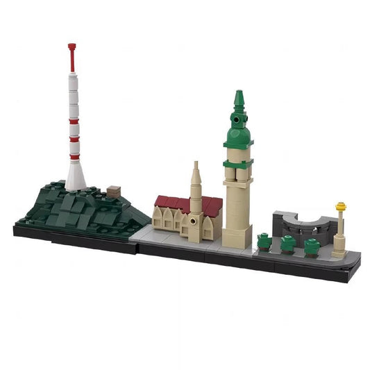 Sopron Skyline Building Kit | LEGO-Compatible MOC - 1