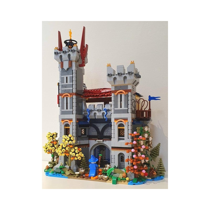 Sorcerer's Stronghold Building Kit | LEGO-Compatible MOC - 2