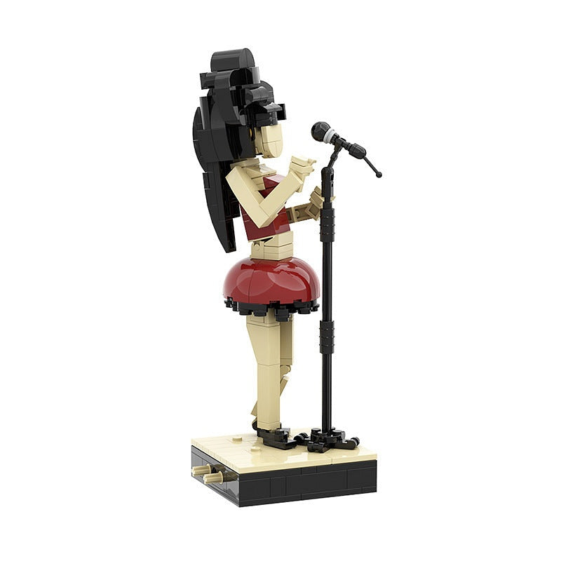 Soul & Jazz Singer MOC Figure Building Kit | Music Performance Model - 1