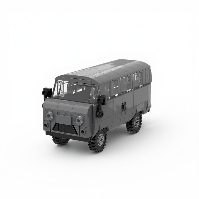 Soviet-Era Cab-Over 4x4 Van MOC Building Kit - 1