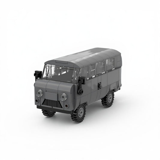 Soviet-Era Cab-Over 4x4 Van MOC Building Kit - 1