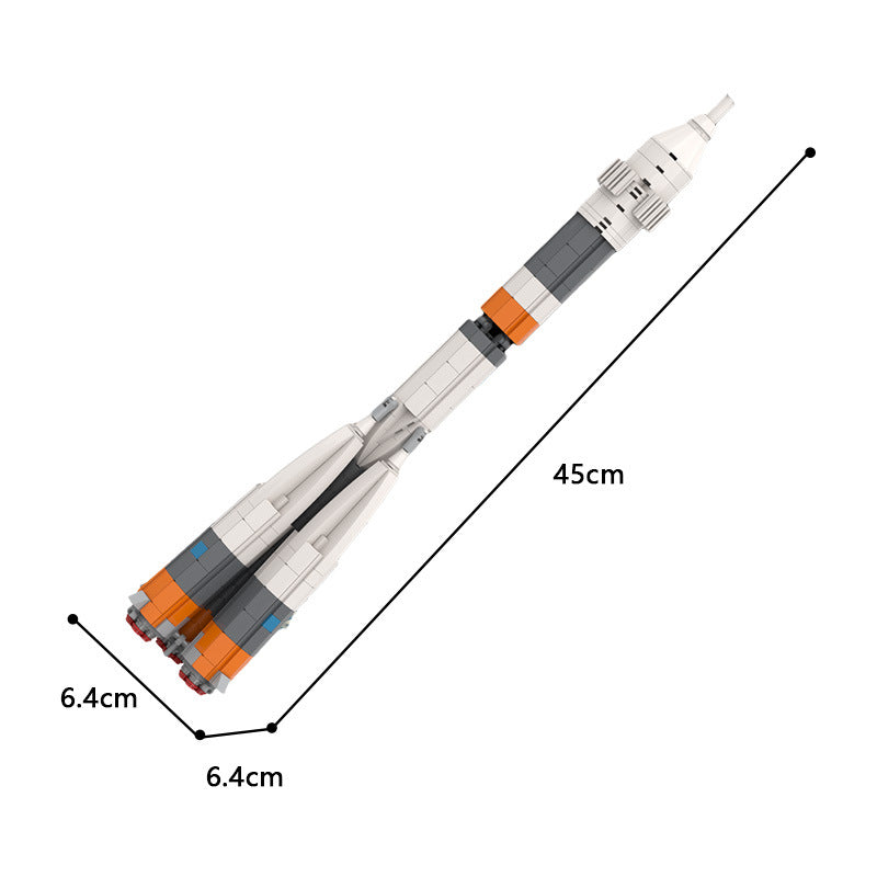 Soviet Space Ultimate Soyuz Rocket Building Kit | LEGO-Compatible MOC - 4