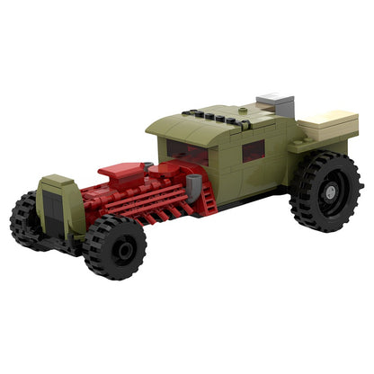 Soviet-Style V12 Tank-Engine Hot Rod MOC Building Kit - 1