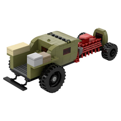 Soviet-Style V12 Tank-Engine Hot Rod MOC Building Kit - 4