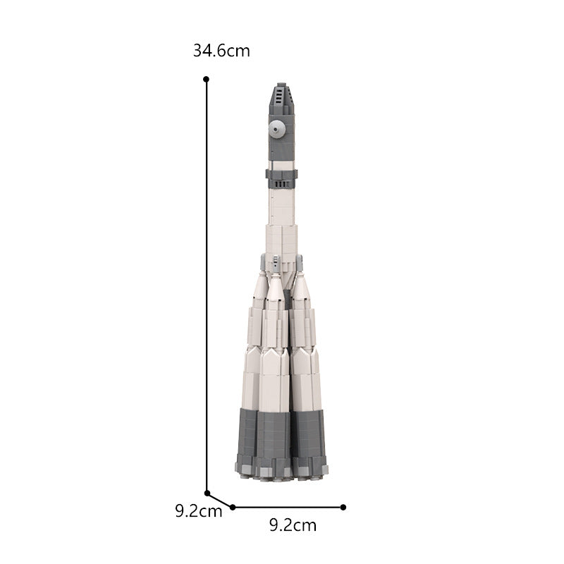 Space Rocket Family Vostok Building Kit | LEGO-Compatible MOC - 5