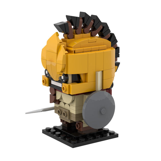 Spartan Warrior Brickheadz MOC Building Kit | LEGO-Compatible MOC - 1