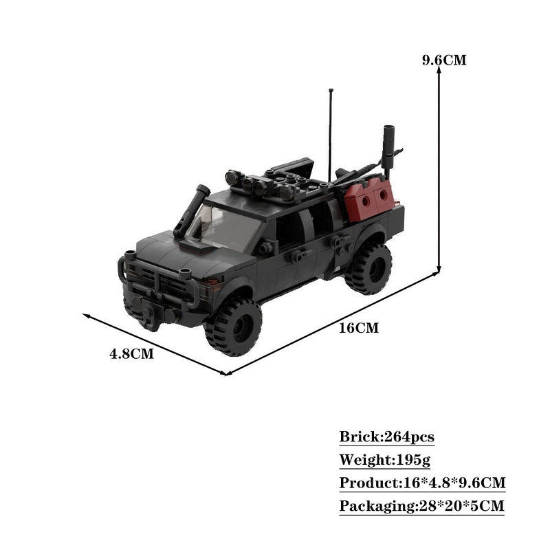 Special Operations Tactical Truck MOC Building Kit | Support Vehicle Model - 5