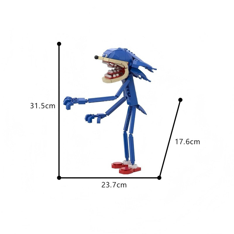 Speed Hedgehog Figure Building Set | LEGO-Compatible MOC - 3
