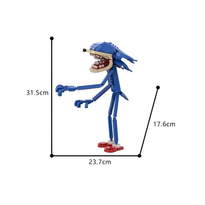 Speed Hedgehog Figure Building Set | LEGO-Compatible MOC - 3