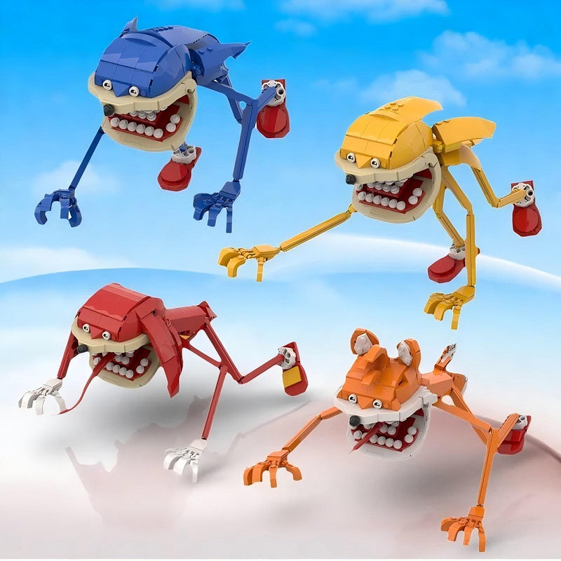 Speed Hedgehog Figure Building Set | LEGO-Compatible MOC - 7