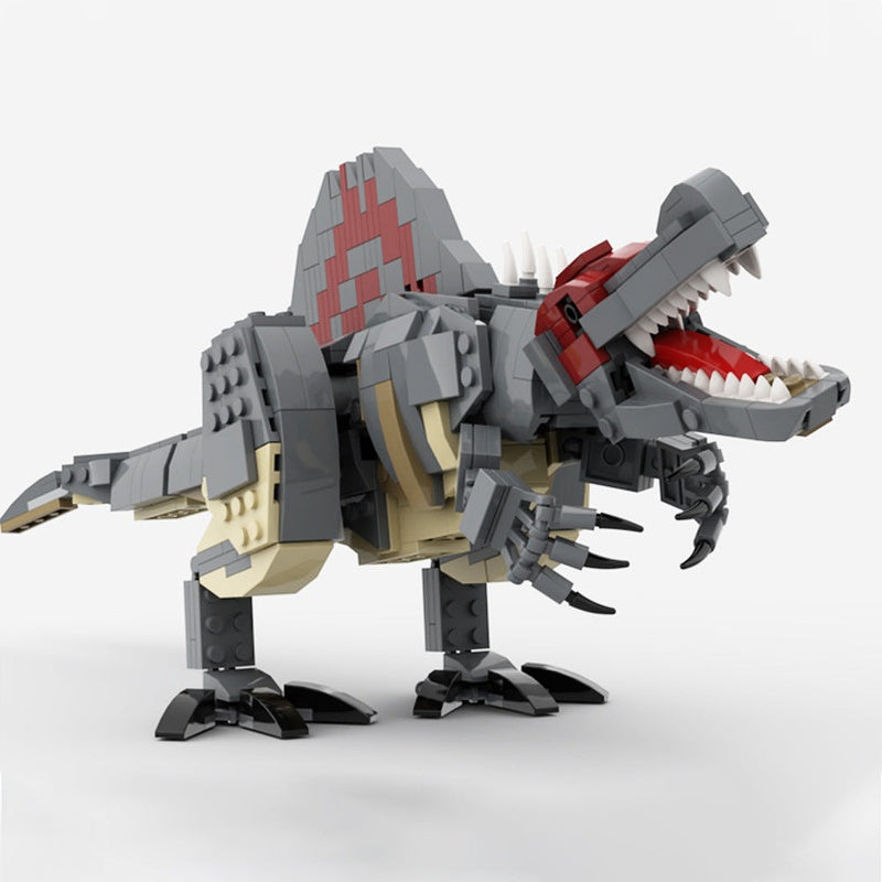 Spinosaurus MOC Dinosaur Building Kit | 585 Piece Prehistoric Model - 4