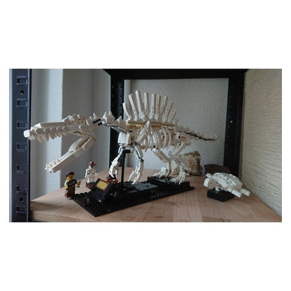 Spinosaurus Skeleton & Sea Turtle MOC Animal Model Building Kit - 2