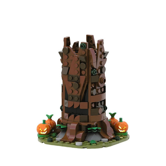 Spooky Dead Tree MOC Halloween Display Building Kit - 1