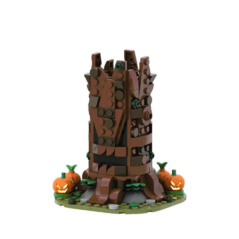 Spooky Dead Tree MOC Halloween Display Building Kit - 3